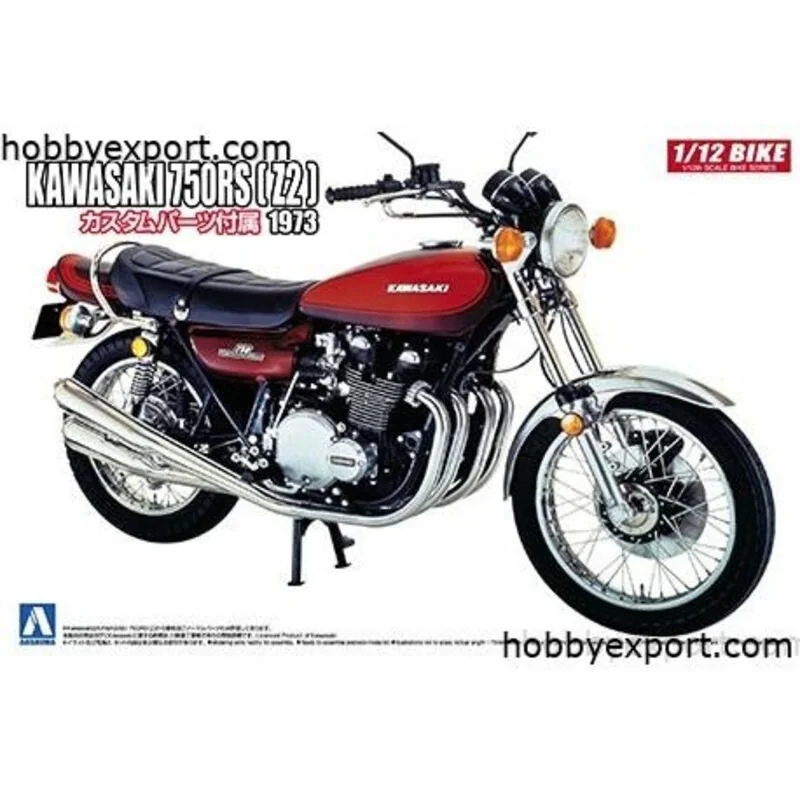 Aoshima Maquette Kawasaki 750rs Z2 Avec Pièces Personnalisées