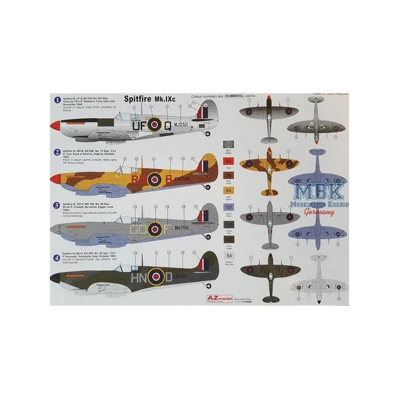Maquette Avion Supermarine Spitfire Mk.IXc MTO – Image 2