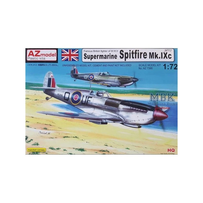 Maquette Avion Supermarine Spitfire Mk.IXc MTO