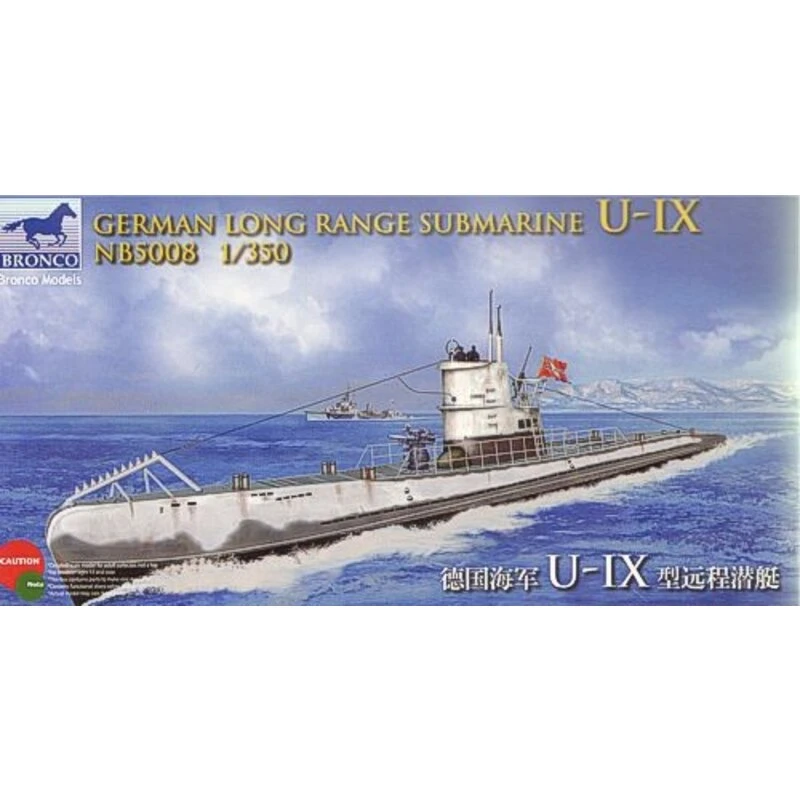 Maquette Bateau Sous-marin Ă Long Rayon D'action Allemand Type IX