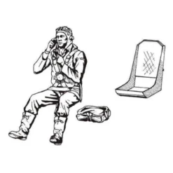 Figurine L'As De La RAF - Pierre Clostermann (France Libre)