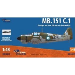 Maquette Avion Décalcomanies Marcel-Bloch MB.151C.1 Pour La Luftwaffe Et La Grèce