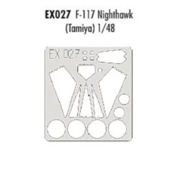 Eduard Verrière Et Roues De Lockheed F-117A Nighthawk (pour Maquettes Tamiya) (fait à Partir De Bande Jaune De Kabuki Japonais)