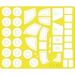 Eduard Sikorsky CH-53E Super Stallion (pour Maquettes Academy Et MRC) (fait à Partir De Bande Jaune De Kabuki Japonais)