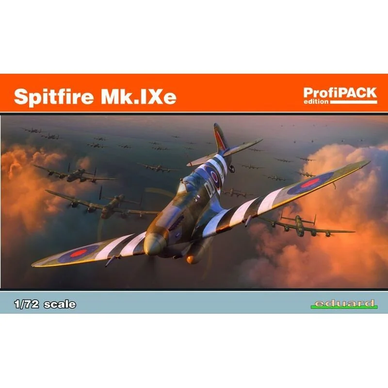 Eduard Supermarine Spitfire Mk.IXe 1/72 Edition ProfiPACK Kit D'avion De Combat Britannique Seconde Guerre Mondiale Spitfire Mk.IXe à L – Image 2
