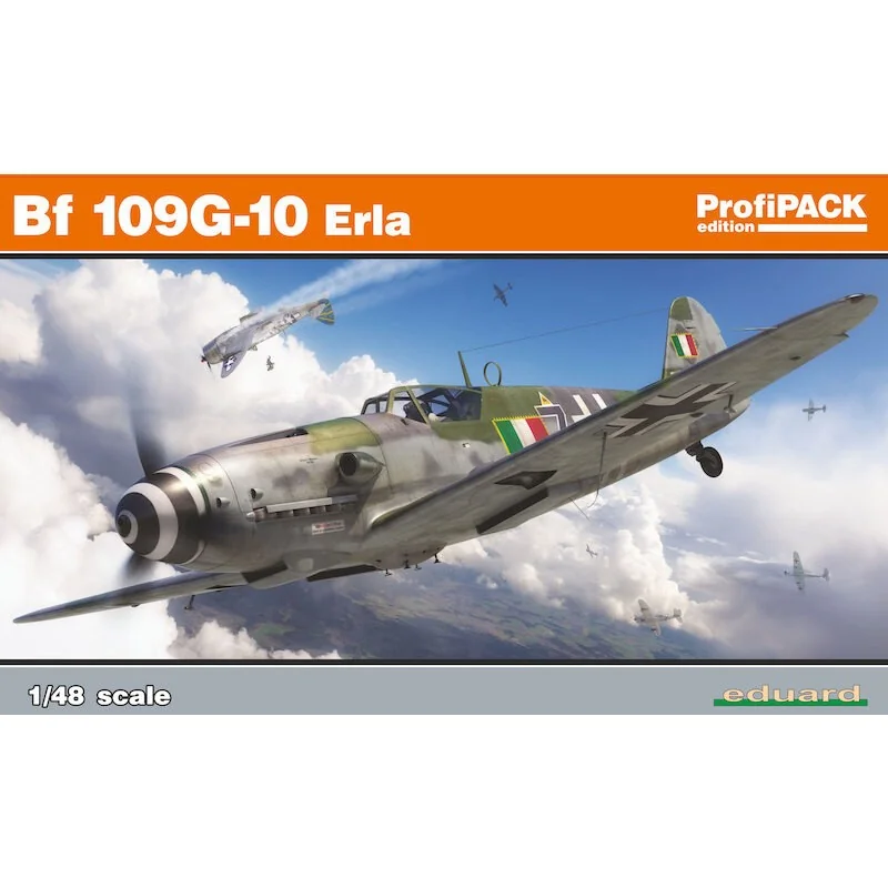 Eduard Messerschmitt Bf-109G-10 Erla 1/48 ProfiPACK Edition Kit D'avions De Chasse Allemands Bf 109G-10 à L'échelle 1/48. Le Kit Se Con