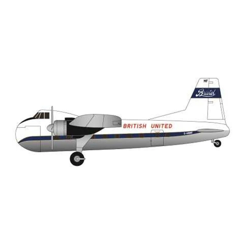 Maquette Avion Bristol Freighter Mk.31 - British United