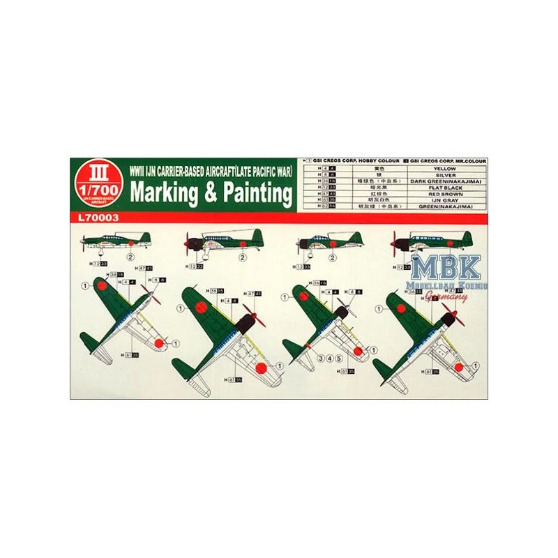 Maquette Avion Avion Carrie IJN De La Seconde Guerre Mondiale (fin De La Guerre Du Pacifique) 1:700 – Image 2