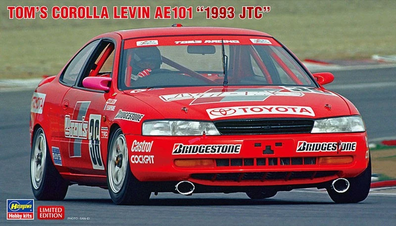 Hasegawa Maquette Tom's Corolla Levin AE101 1993 JTC – Image 2