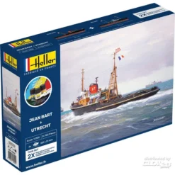 Heller Maquette Bateau STARTER KIT (Kit De Démarrage) JEAN BART + UTRECHT Twinset