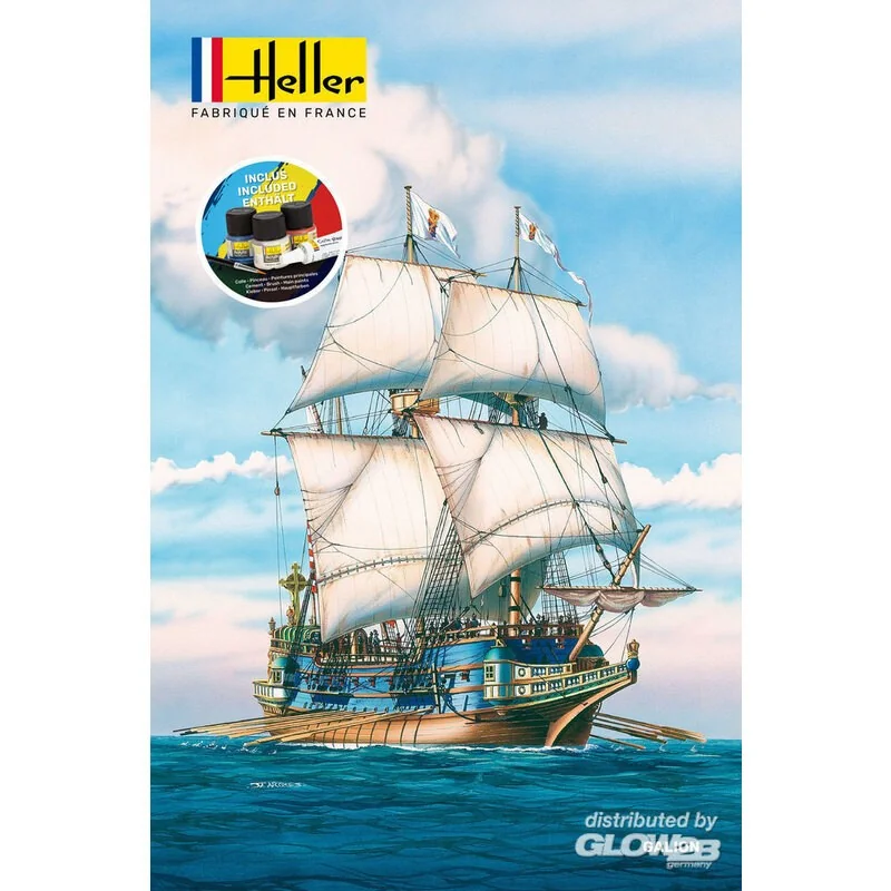 Heller Maquette Bateau STARTER KIT (Kit De Démarrage) Galion – Image 3