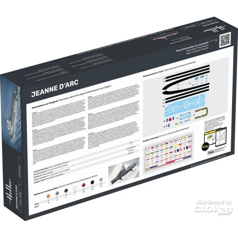 Heller Maquette Bateau STARTER KIT (Kit De Démarrage) Jeanne D'Arc – Image 2