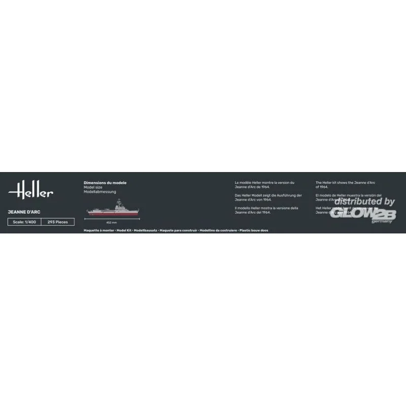 Heller Maquette Bateau STARTER KIT (Kit De Démarrage) Jeanne D'Arc – Image 5
