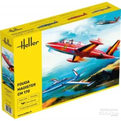 Heller Maquette Avion Fouga Magister CM 170