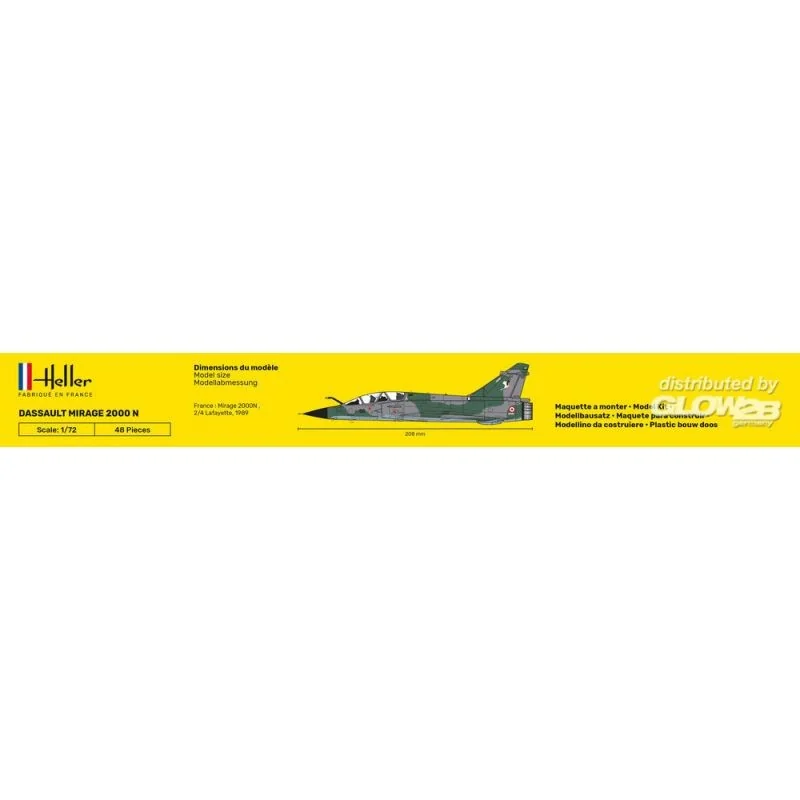 Heller Maquette Avion Dassault Mirage 2000N – Image 5