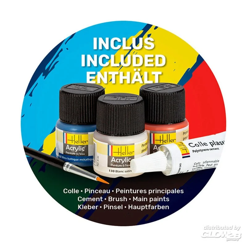 Heller Maquette Avion STARTER KIT (Kit De Démarrage) P-51 Mustang – Image 5