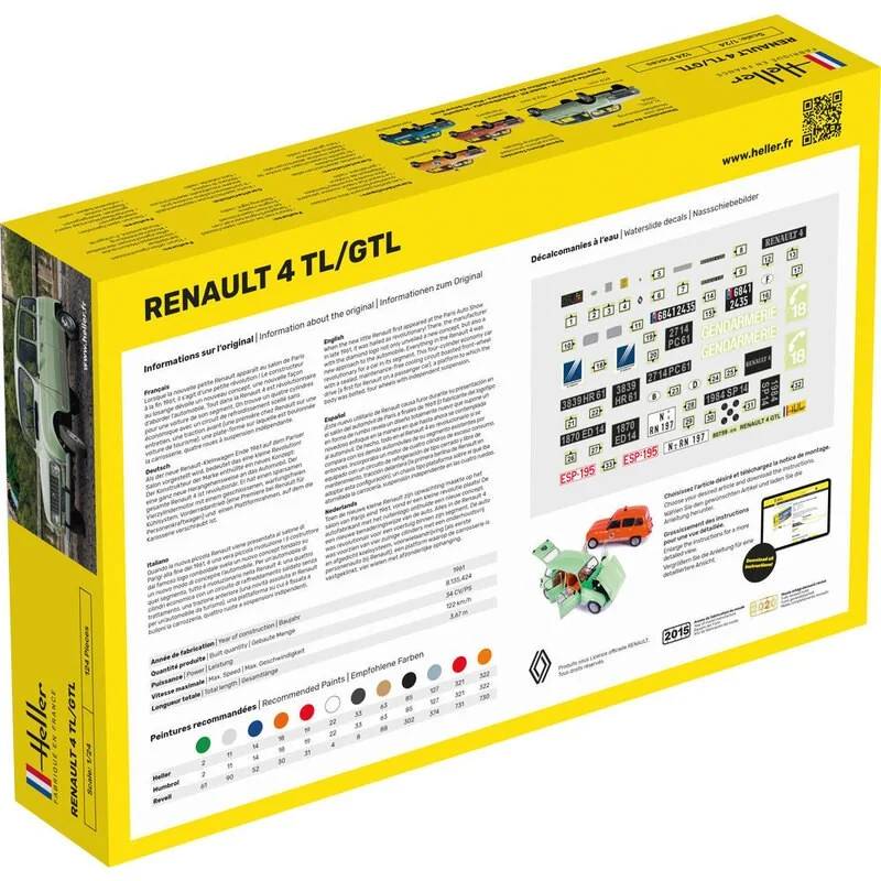 Heller Maquette Renault 4l – Image 2