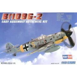 Messerschmitt Bf 109G-2 Easy Build Avec 1 Pièce D'ailes Et 1 Pièce De Fuselage. Les Autres Pièces Sont Normales. Options Pour Av