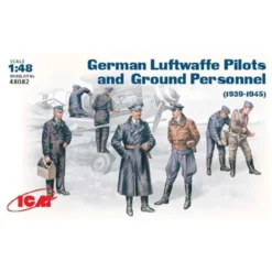 ICM Figurine Pilotes Et Personnel Au Sol De La Luftwaffe De La 2ème GM 1939-1945