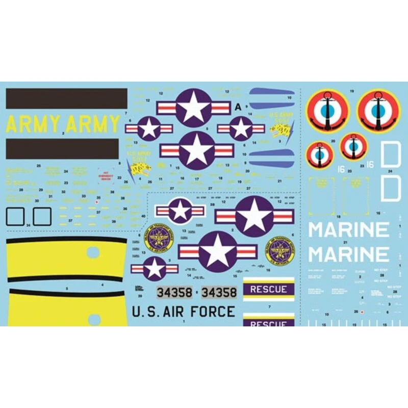 Italeri Maquette Avion H-21 Shawnee Flying Banana – Image 8