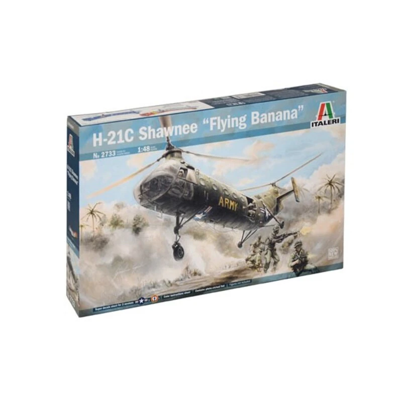 Italeri Maquette Avion H-21 Shawnee Flying Banana – Image 10