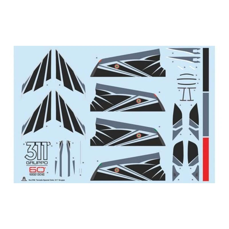 Italeri Maquette Avion Panavia Tornado IDS 60 ANN 311 GV RSV – Image 4
