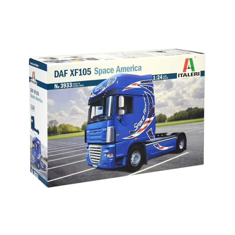Italeri DAF XF105 Space America SUPER DECALS SHEET FOR 2 VERSIONSThis Road Haulage Tractor By DAF Is A Restyled Version Of The Successfu