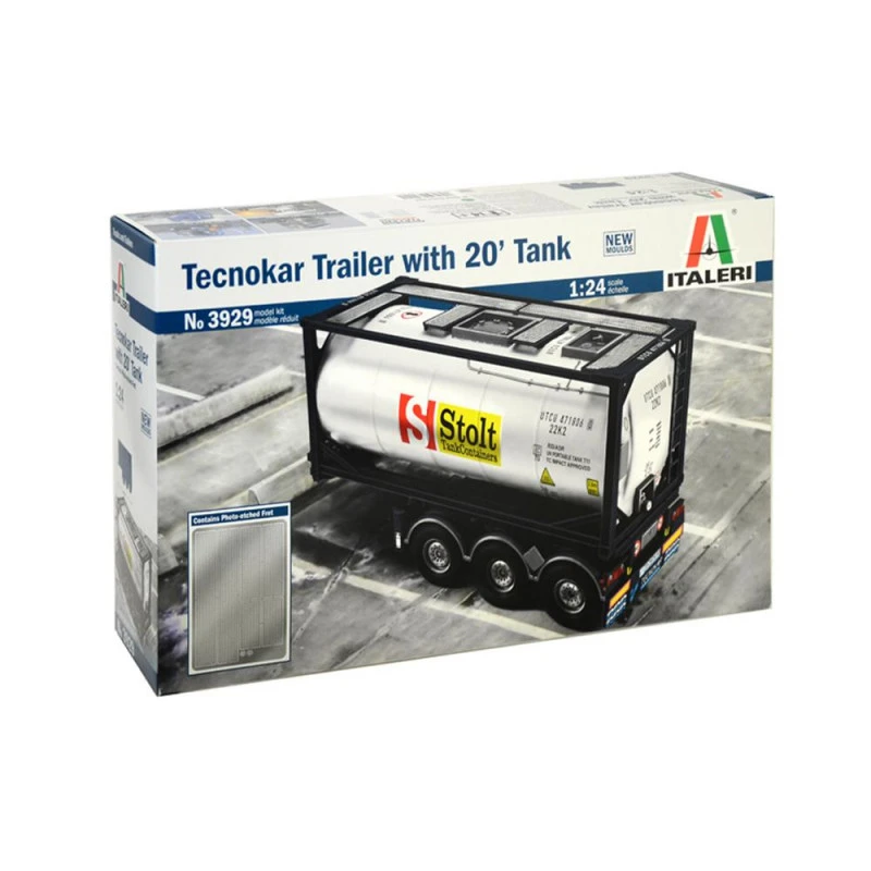 Maquette Camion Italeri: 1/24 Tecnokar 20' Tank Trailer