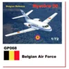 Maquette Avion Dassault-Mystere Falcon 20 Stickers Belgian Air Force