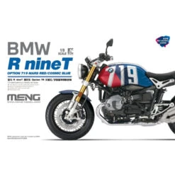 Maquette MENG MODEL: 1/9; BMW R NineT Option 719 Mars Red/Cosmic Blue (Pre-colored Edition)