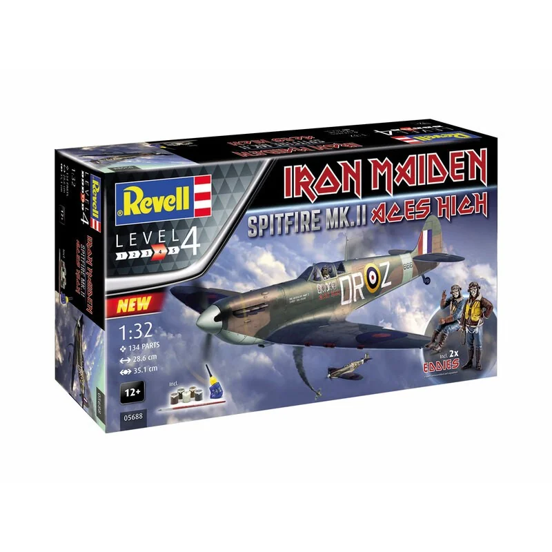 Revell Maquette Avion Spitfire Mk.V Iron Maiden – Image 11