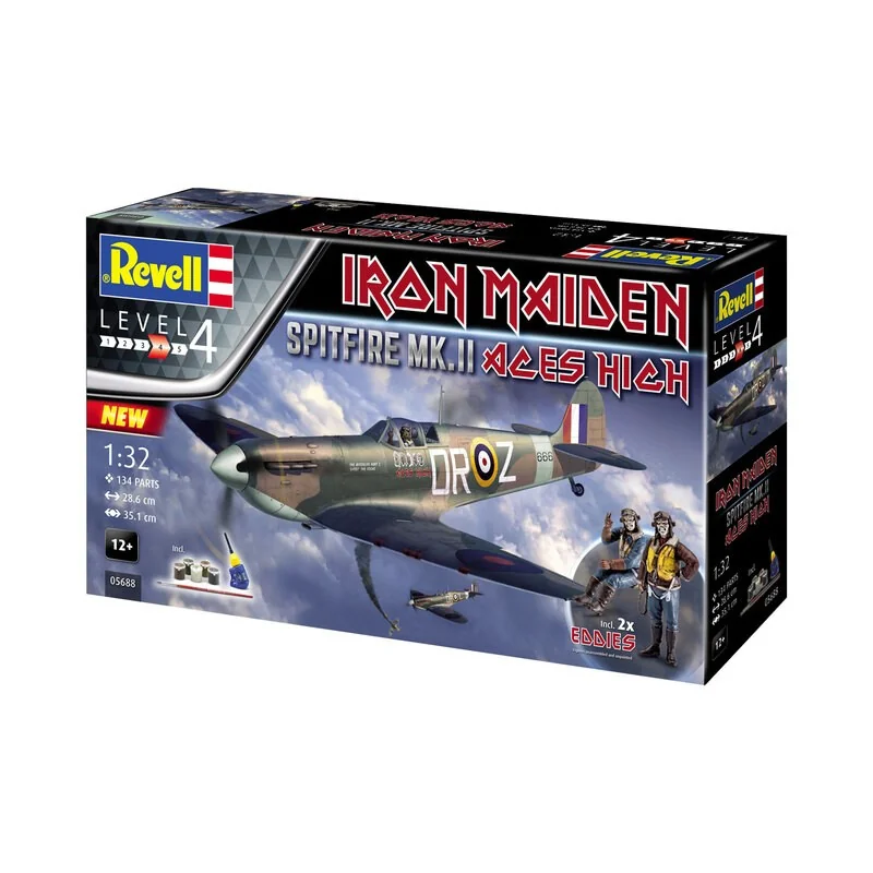 Revell Maquette Avion Spitfire Mk.V Iron Maiden – Image 13