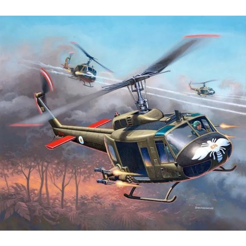 Revell Maquette Avion Bell UH-1H Gunship