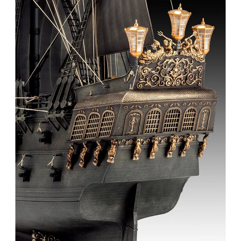 Revell Black Pearl Pirate Ship Un Kit De Construction Modèle De La Légendaire Pearl Black, Le Navire Commandé Par Le Capitaine Jack Spa – Image 5