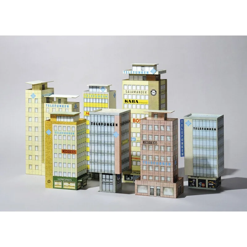Maquette Carton Grattes Ciels