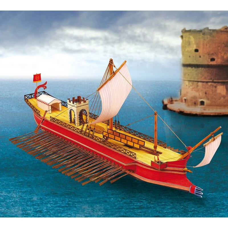 Maquette Carton Quinquereme Romain