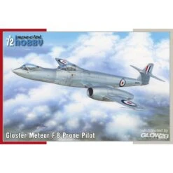 Maquette Avion Pilote Couché Gloster Meteor F.8