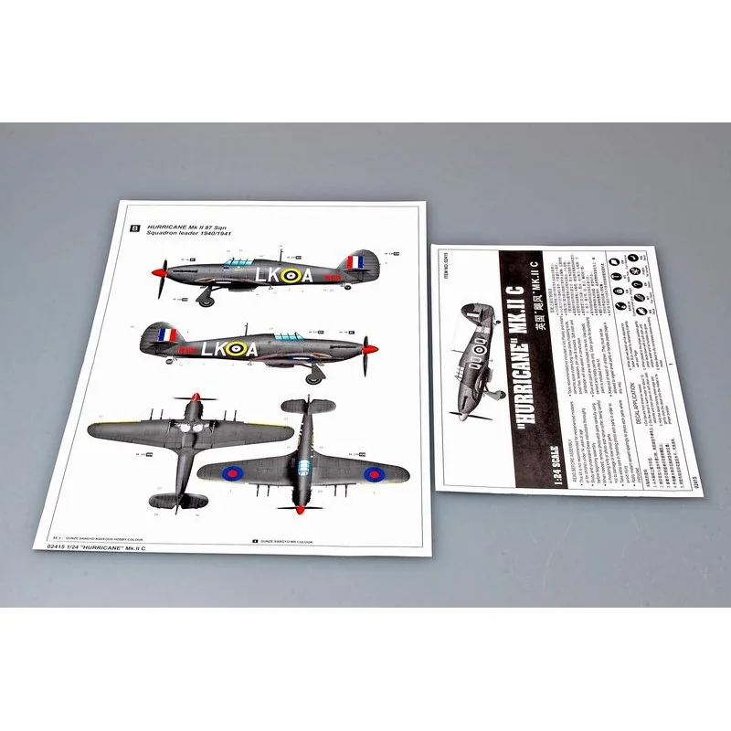 Trumpeter Maquette Avion Hawker Hurricane Mk.IIC – Image 4