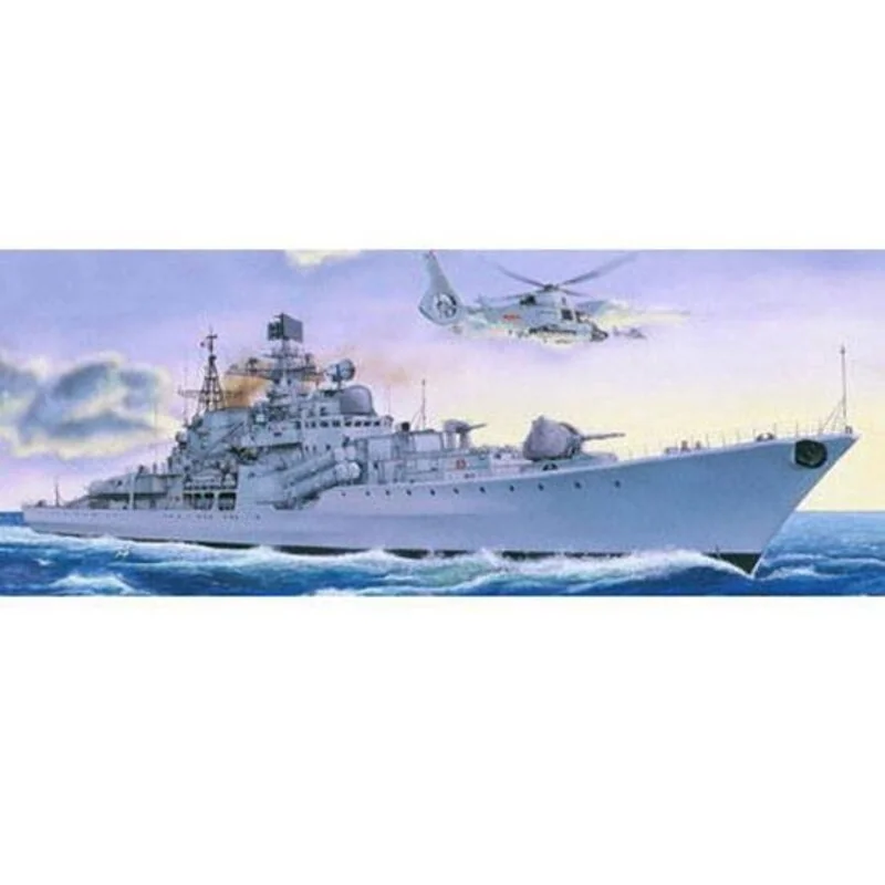 Trumpeter Destroyer Type 956E De Classe Sovremenny 956E Avec Rampes En Laiton Photodécoupé Et Mâts – Image 10