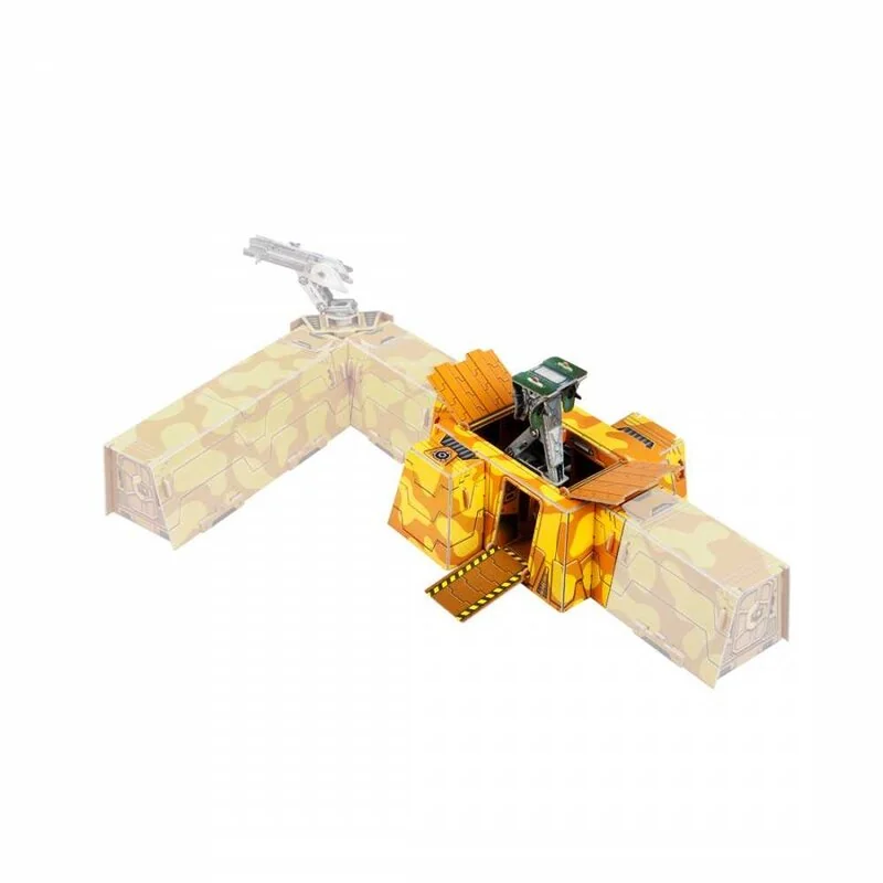 Maquette Carton Station D'observation (Bunker Et Radar)